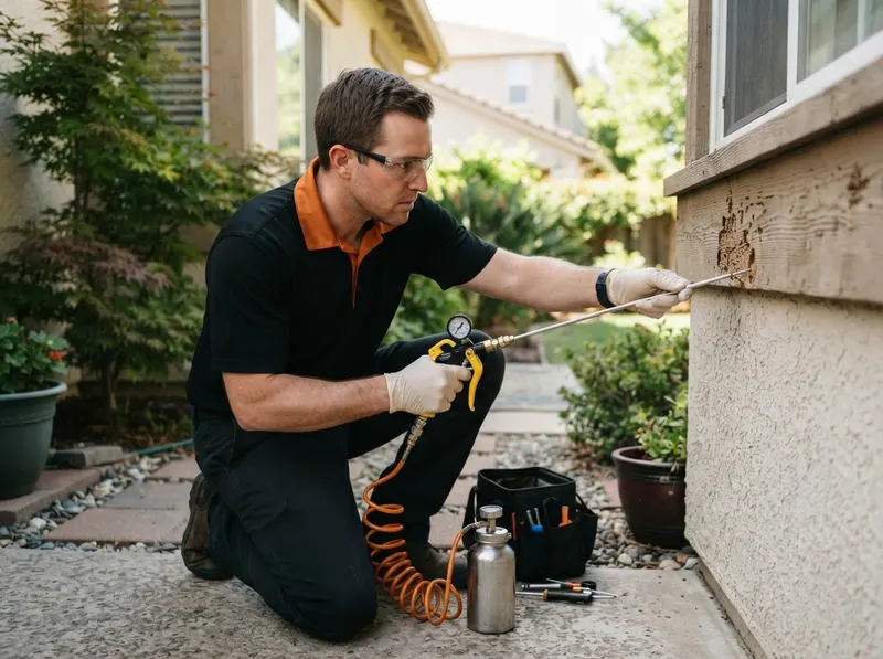 Drywood Termite Spot Defense in Elk Grove, 